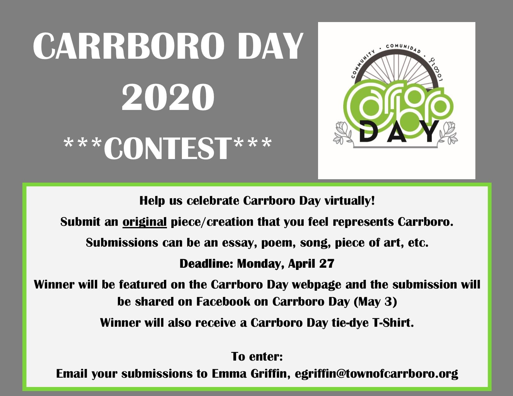Carrboro Day Contest 2020