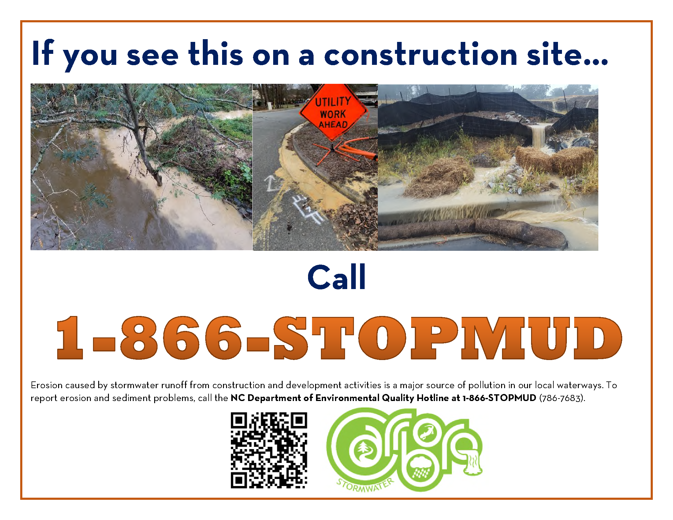 STOPMUD Hotline Poster